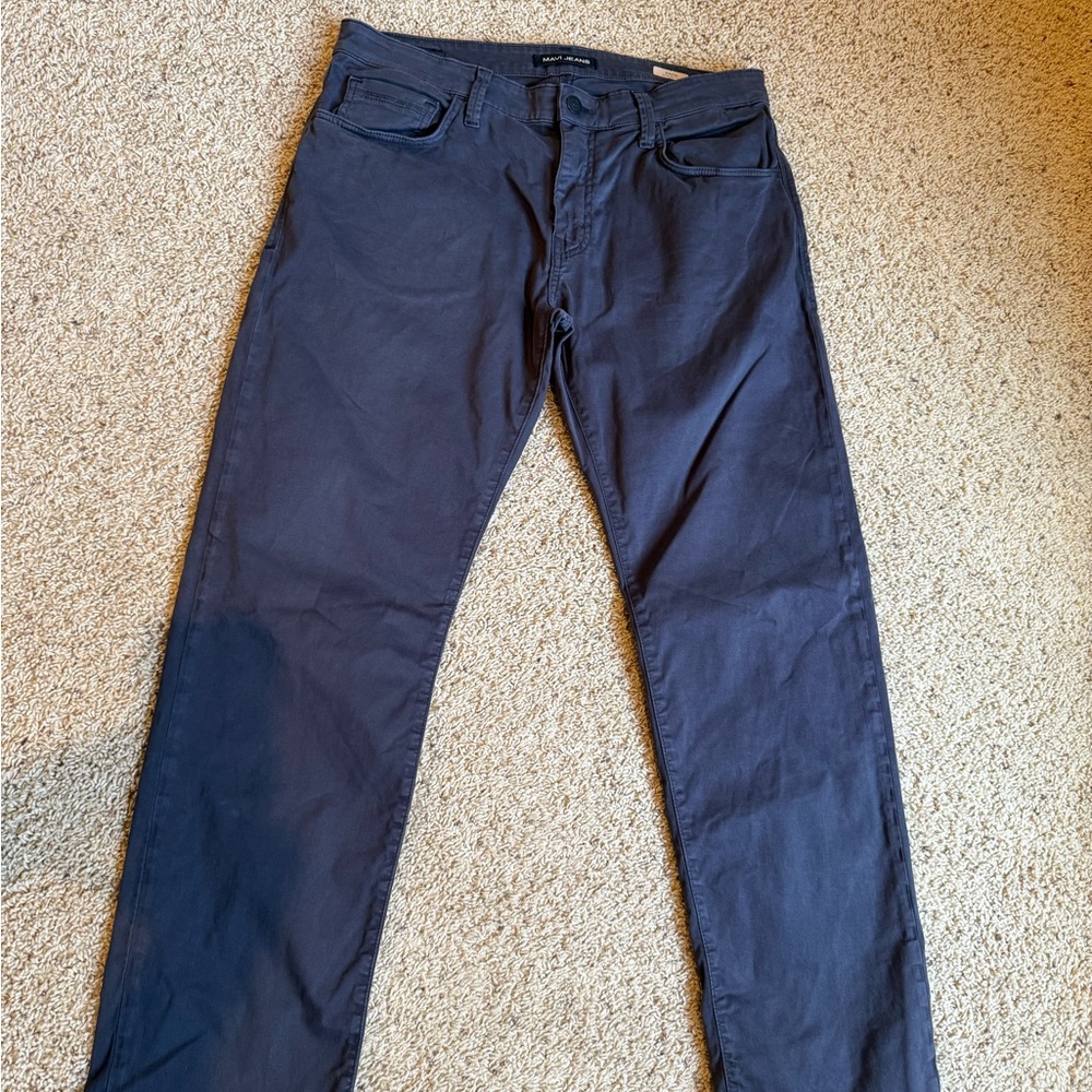 Mavi Men's Navy Straight Jeans